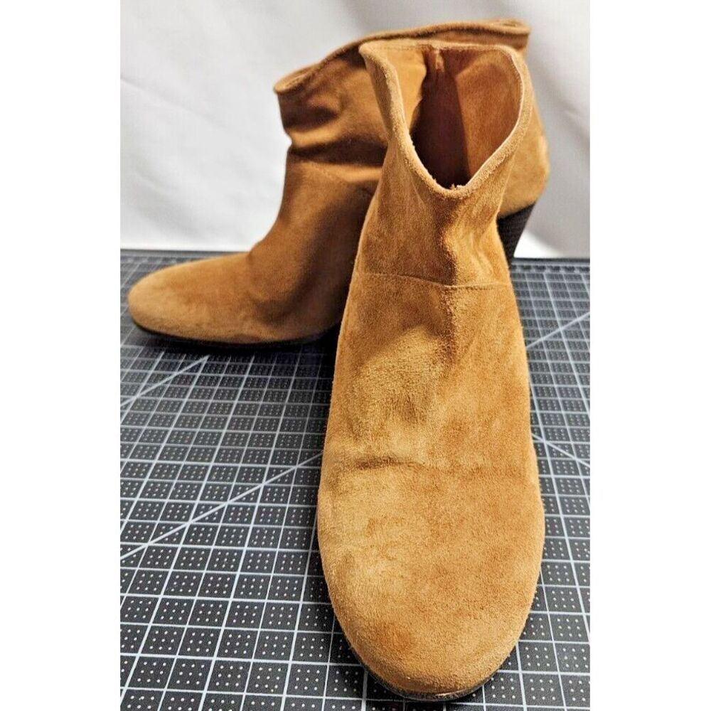 JEFFREY CAMPBELL rumble suede ankle booties Russet woman Sz‎ 39/US 8.5